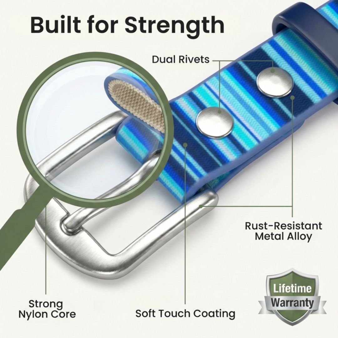 Waterproof Dog Collars – Washable Dog Collar, Stink-Proof & Durable