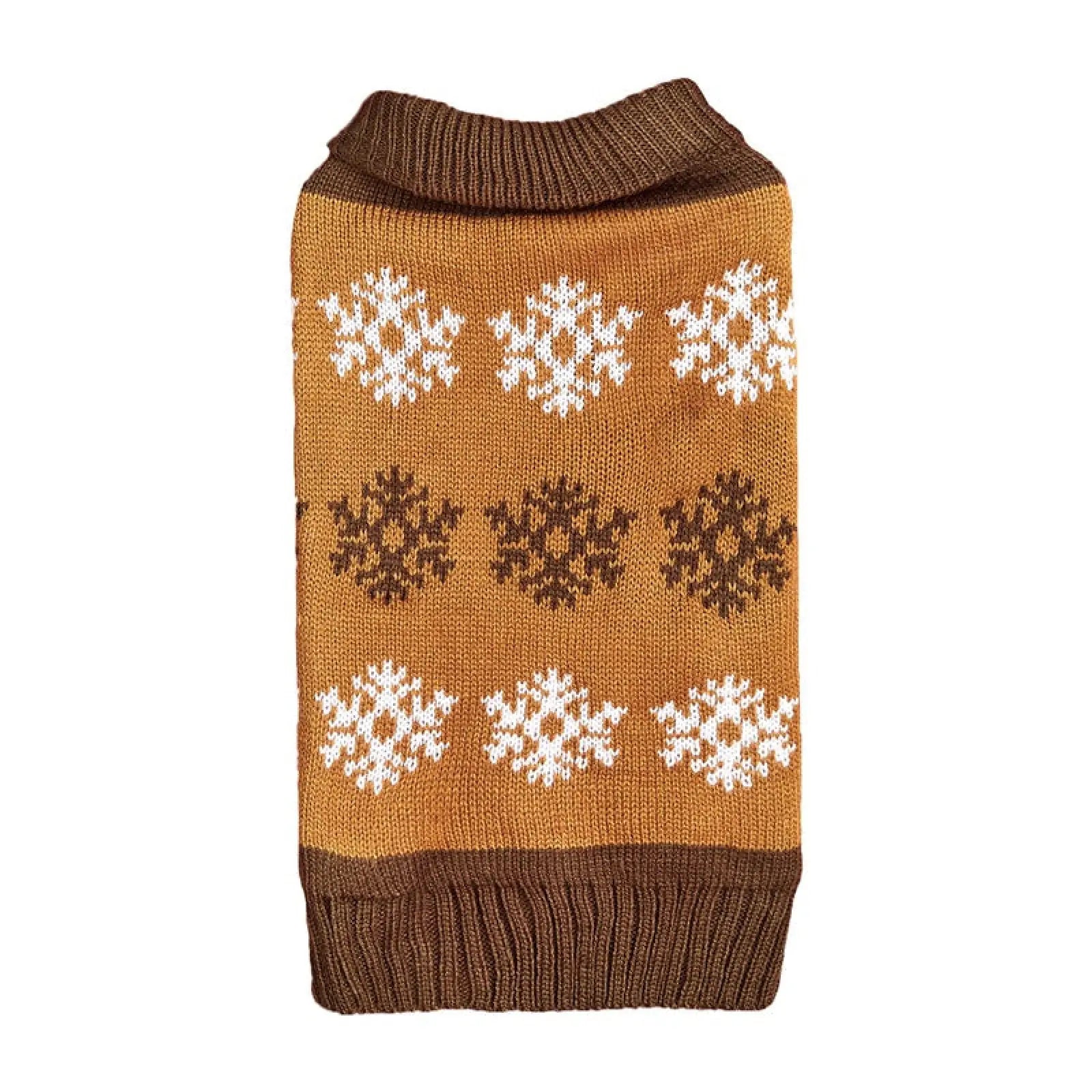 Dog Christmas Sweater Snowflake Winter Pet Clothes