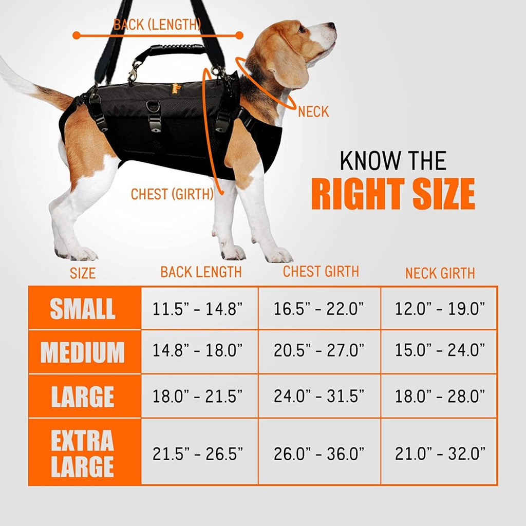 NeoAlly 5-in-1 Sturdy Dog Lift Harness Full Body Support